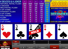 Deuces & Joker videopoker